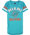 Nfl Womens Miami Dolphins Rhinestone Logo Embellished T-Shirt, TW1