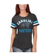 G-Iii Sports Womens Carolina Panthers Embellished T-Shirt, TW2