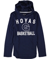 G-III Sports Womens Georgetown Hoyas Hooded Graphic T-Shirt geo M