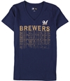 G-III Sports Womens Milwaukee Brewers Graphic T-Shirt mbw M