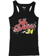 G-III Sports Womens Jeff Gordon Racerback Tank Top blk L