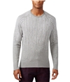 I-N-C Mens Star Fall Pullover Sweater heathergrey S