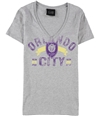 G-III Sports Womens Orlando City Distressed Graphic T-Shirt ocs L