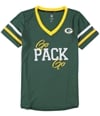 G-III Sports Womens Packers Studded Embellished T-Shirt pac S