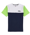 Nfl Mens Seattle Seahawks Color Block Graphic T-Shirt