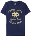 Starter Mens University Of Notre Dame Graphic T-Shirt, TW1