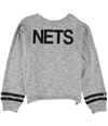 Touch Womens Brooklyn Nets Sequined Sweatshirt net M