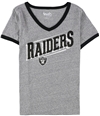 Touch Womens Las Vegas Raiders Sequin Embellished T-Shirt rad S
