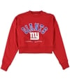 Tommy Hilfiger Womens Ny Giants Cropped Sweatshirt
