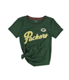 Tommy Hilfiger Womens Green Bay Packers Graphic T-Shirt, TW1
