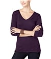 I-N-C Womens Cotton Pullover Blouse port P