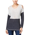 I-N-C Womens Colorblocked Knit Sweater