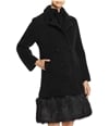Armani Womens Solid Coat black 42