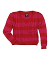 Ecko Unltd. Womens Open Neck Stripe Metallic Cable Cardigan Sweater truekord L
