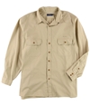 Ralph Lauren Mens Twill Utility Button Up Shirt tan 3LT