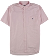 Ralph Lauren Mens Solid Button Up Shirt pink XLT