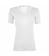 Reebok Womens Volt V-Neck Performance Basic T-Shirt white XL