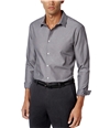 I-N-C Mens If Dot Button Up Shirt charcoal XL