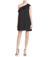 French Connection Womens Summer Crepe A-line Dress black XS
