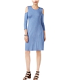 Style & Co. Womens Cold-Shoulder Shift Dress