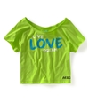 Aeropostale Womens Live Love Dream Graphic T-Shirt 377 XL