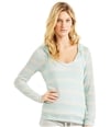 Aeropostale Womens Striped Hooded Sweater 497 XL