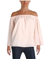 French Connection Womens Summer Crepe Knit Blouse blush S