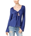 American Rag Womens Tie Front Knit Blouse