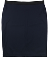 Alfani Womens Scuba Pencil Skirt darkblue1 S