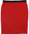 Alfani Womens Scuba Pencil Skirt mediumred XS