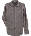 I-N-C Mens Roll Tab Button Up Shirt portroyale XS