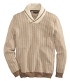 Tasso Elba Mens Textured Knit Pullover Sweater coyotetancbo M