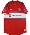 Adidas Mens Chicago Fire 2018 Jersey scarledkblue L