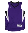 Adidas Mens Blank NBA Jersey prpblkwhtgry S