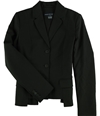 French Connection Womens Professional Three Button Blazer Jacket black 2