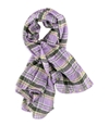 Aeropostale Womens Plaid Oblong Scarf Wrap
