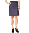 Tommy Hilfiger Womens Faux Suede A-Line Skirt