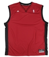 Adidas Mens Blank NBA Jersey redblk2 2XL