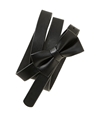 Aeropostale Womens Thin Leatherette Bowtie Skinny Belt
