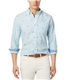 Tommy Hilfiger Mens Critter Button Up Shirt 464 2XL