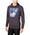 I-N-C Mens Floral Hoodie Sweatshirt darklead XS