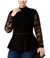 I-N-C Womens Lace Pullover Sweater