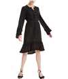 Max Studio London Womens Ruffled Shirt Dress, TW2