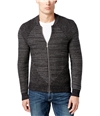 I-N-C Mens Variable Striped Cardigan Sweater deepblack XL