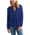 Lucky Brand Womens Embroidered Peasant Blouse, TW12