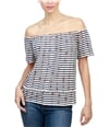 Lucky Brand Womens Striped Knit Blouse, TW1
