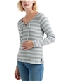 Lucky Brand Womens Lace-Up Neck Pullover Blouse