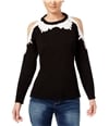 I-N-C Womens Lace Trim Pullover Sweater, TW1