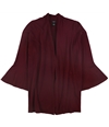 Alfani Womens Bell Sleeve Cardigan Sweater darkred L