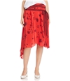 Preen Line Womens Yolanda Asymmetrical Skirt red S